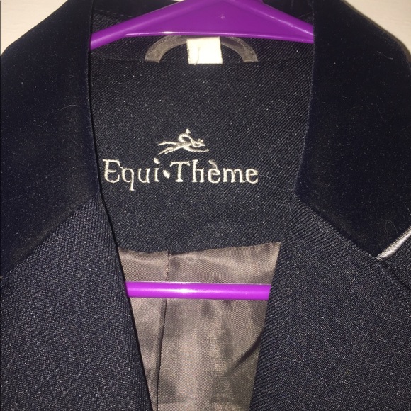 Equitheme Navy Show Coat - Picture 2 of 5